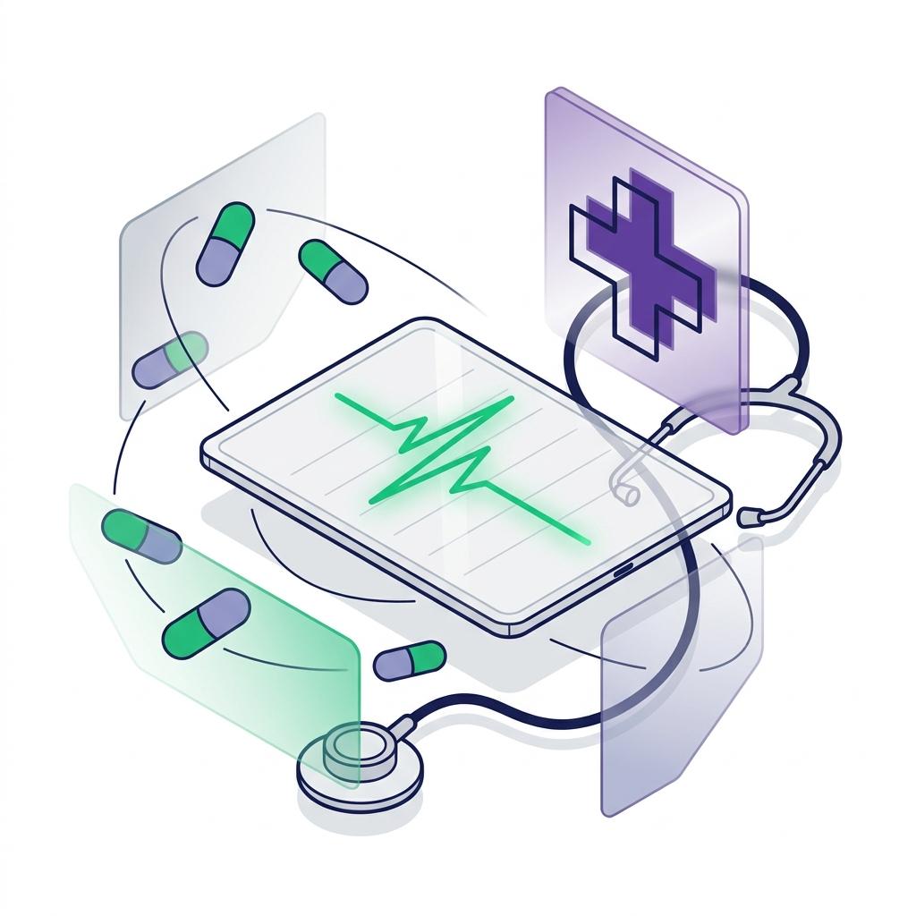 Telehealth concept illustration